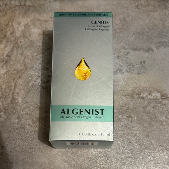 BNIB Sephora Algenist Genius Liquid Collagen Alguronic Acid Serum 30mL - Picture 2 of 7